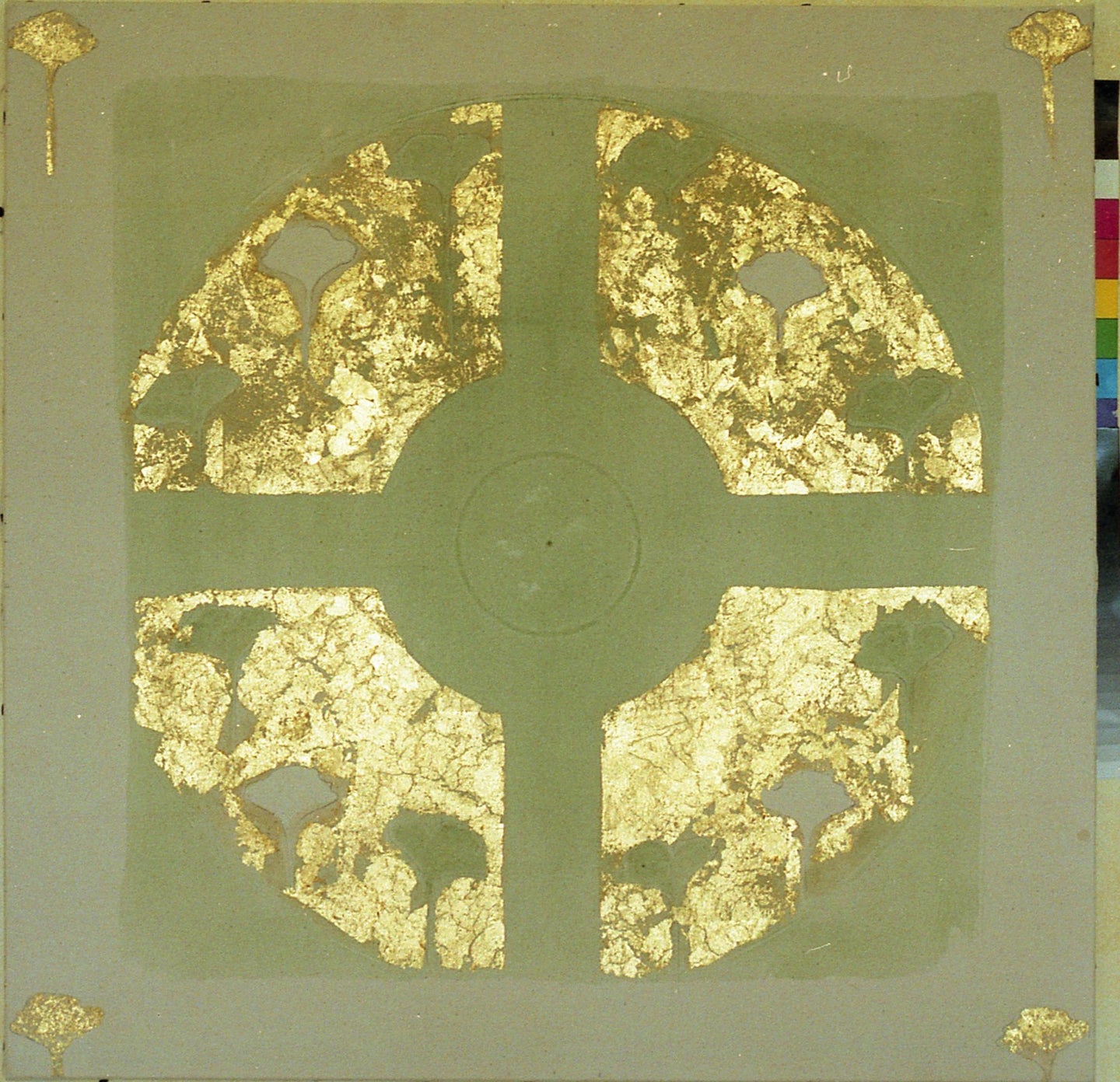 CLOS AUX GINKGOS  60 cm x 60 cm