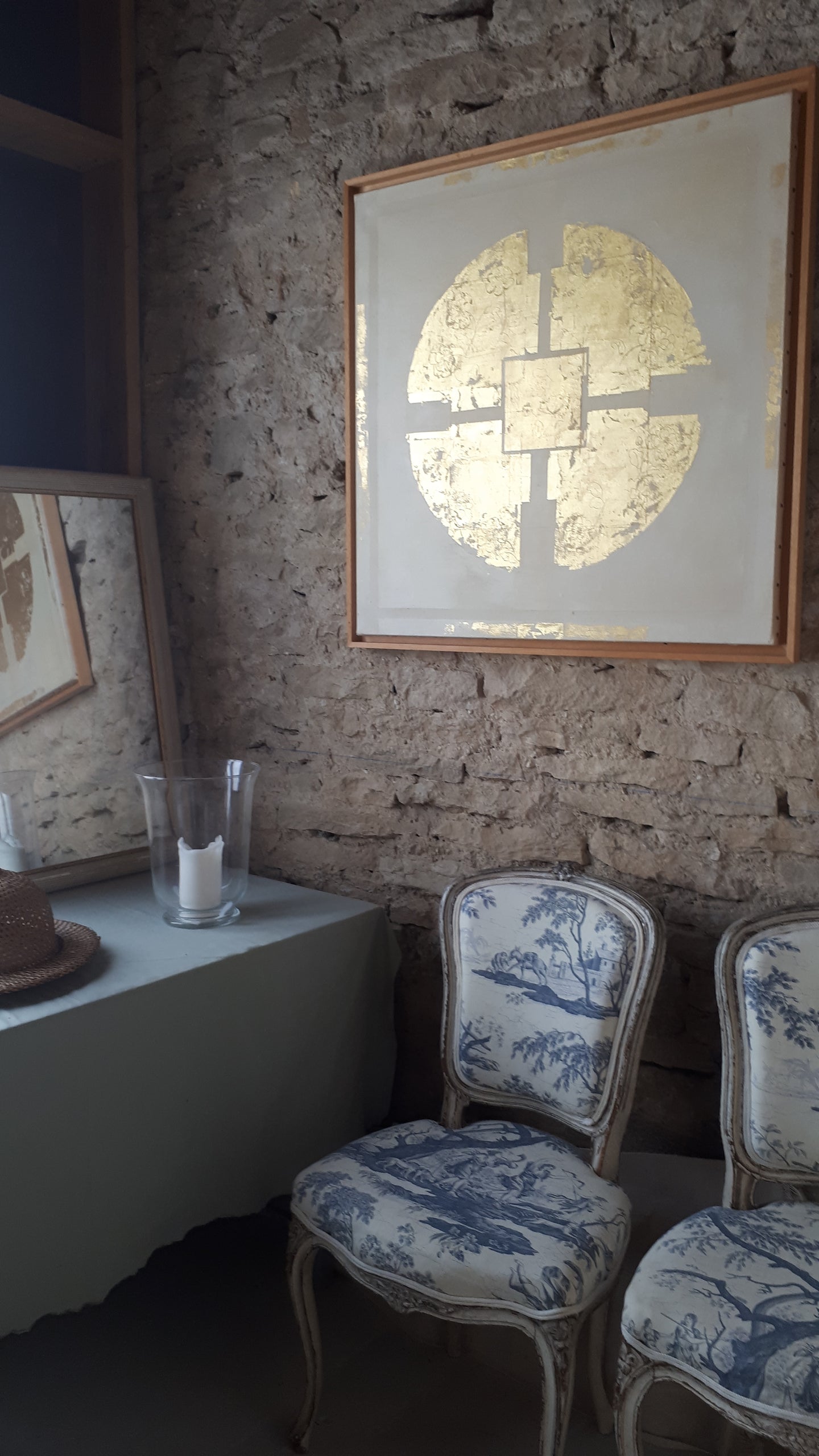 Icône Oméga 80 cm x 80 cm