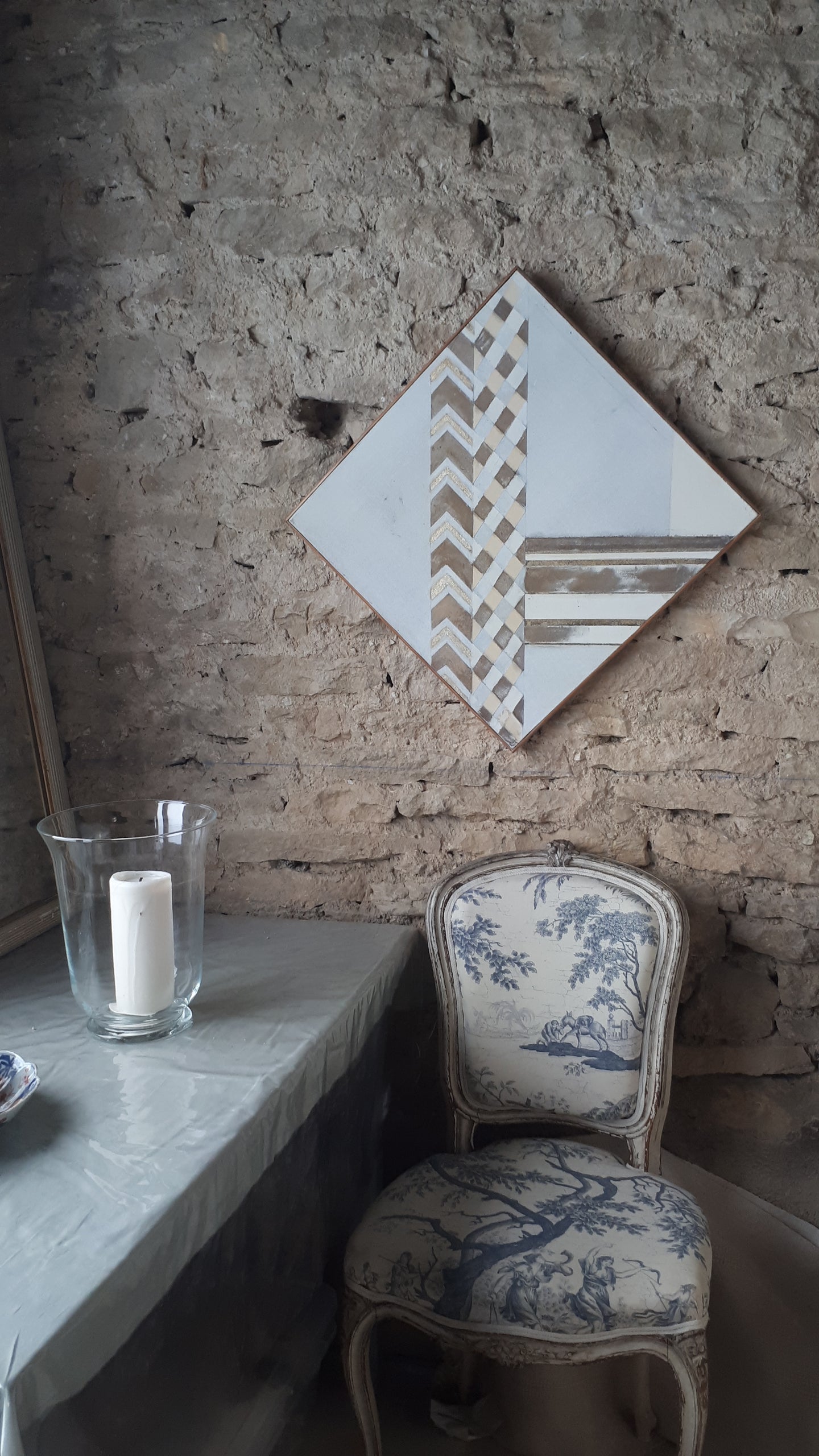 Calligramme Étoilé Astré 50 cm x 50 cm