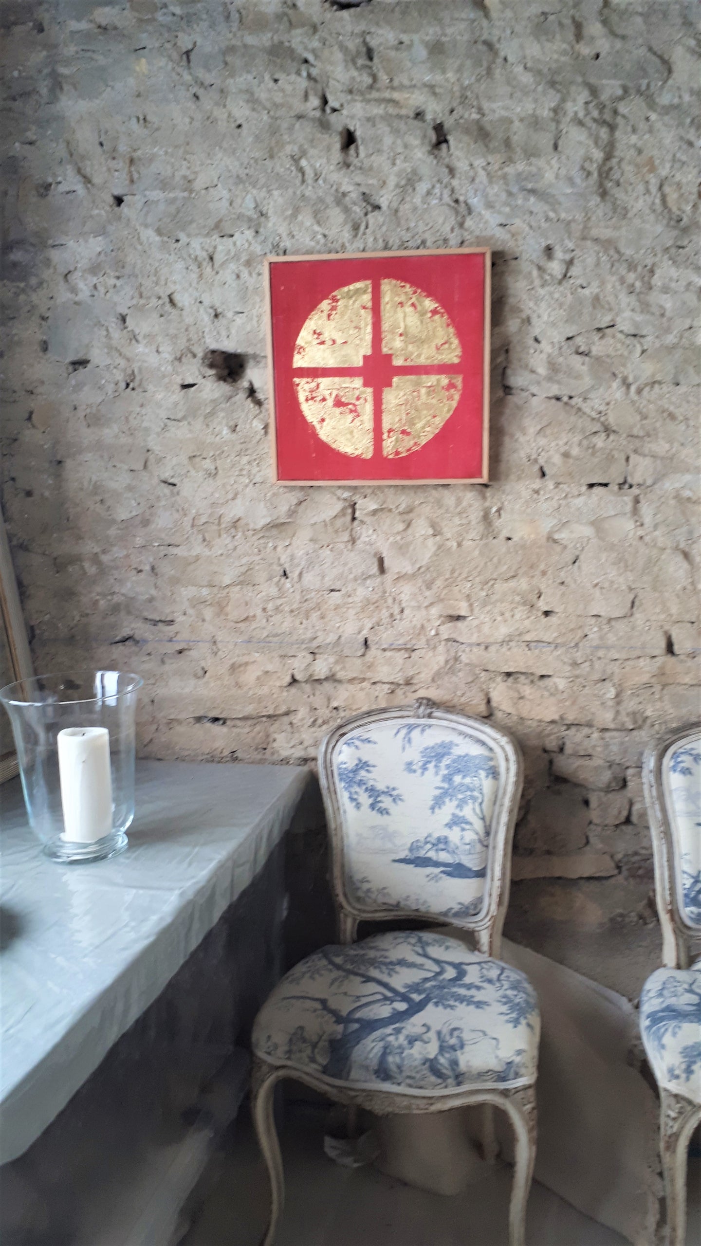 Icône d'Occident 40 cm x 40 cm