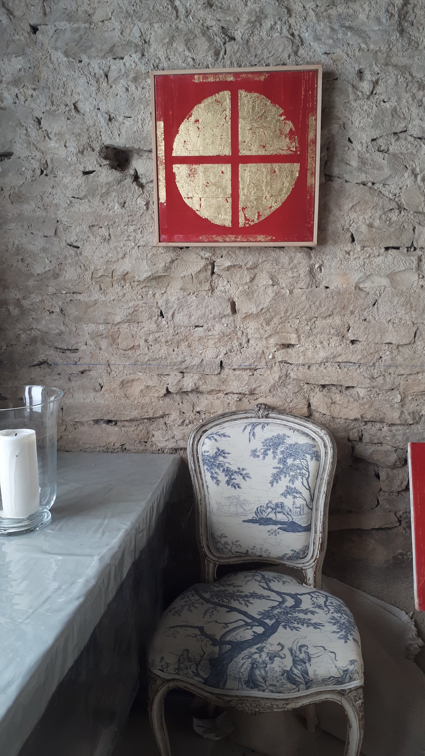 Jardin de pourpre 40 cm x 40 cm