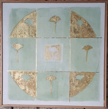 Charger l&#39;image dans la galerie, Disque aux Ginkgo 60 cm x 60 cm
