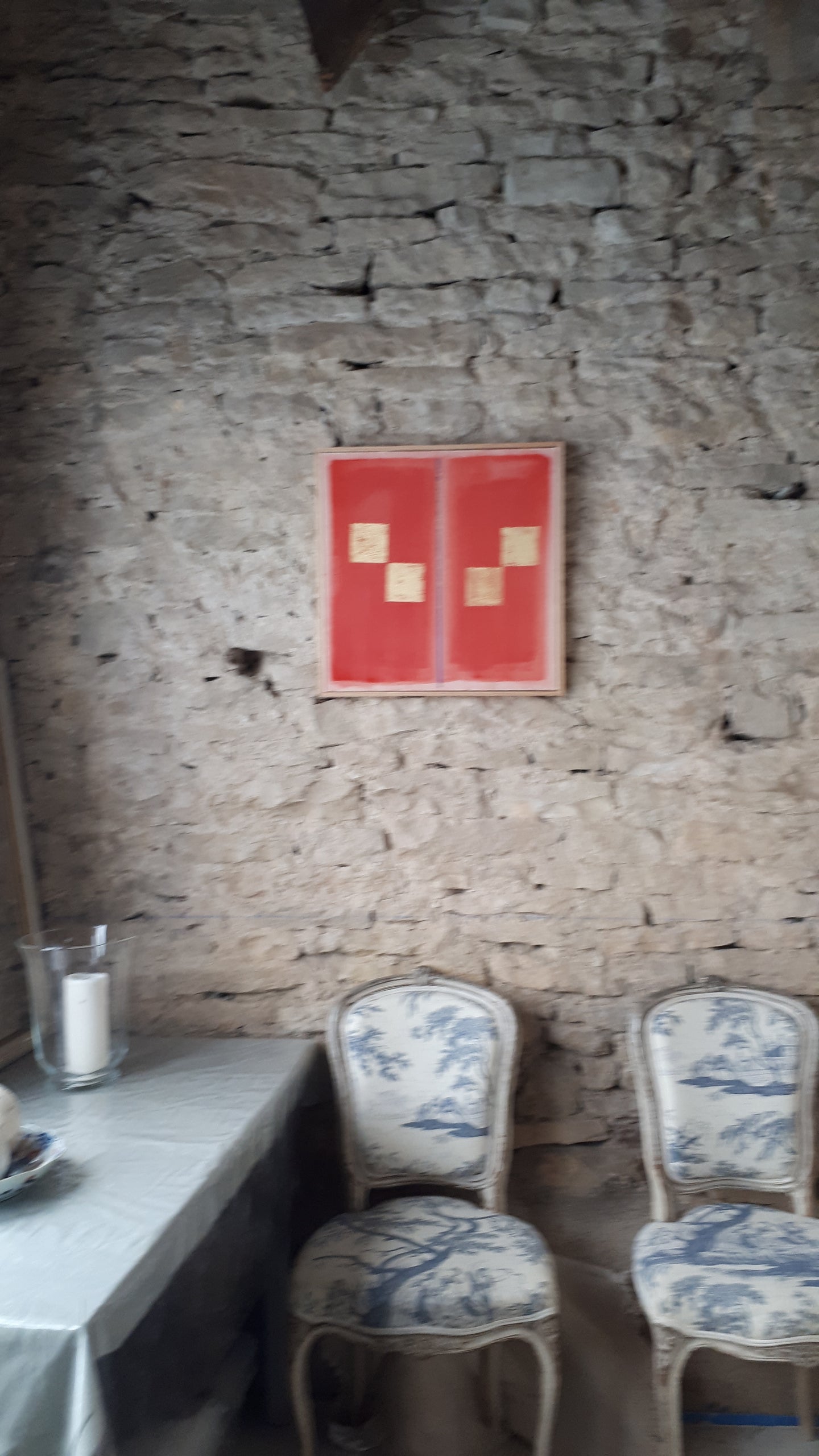 Notes harmoniques 50 cm x 50 cm