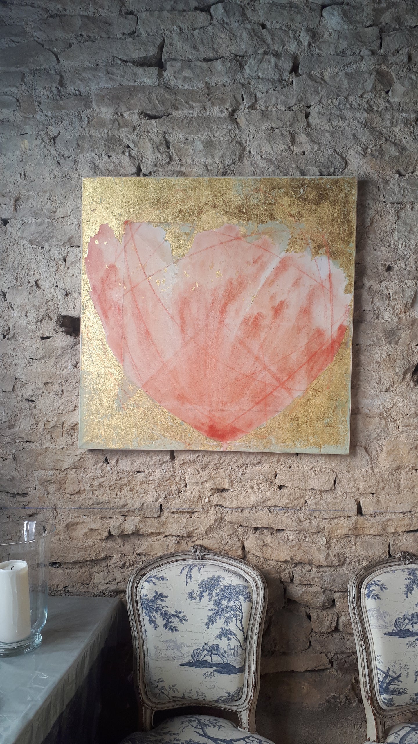 Icône Fleur 80 cm x 80 cm